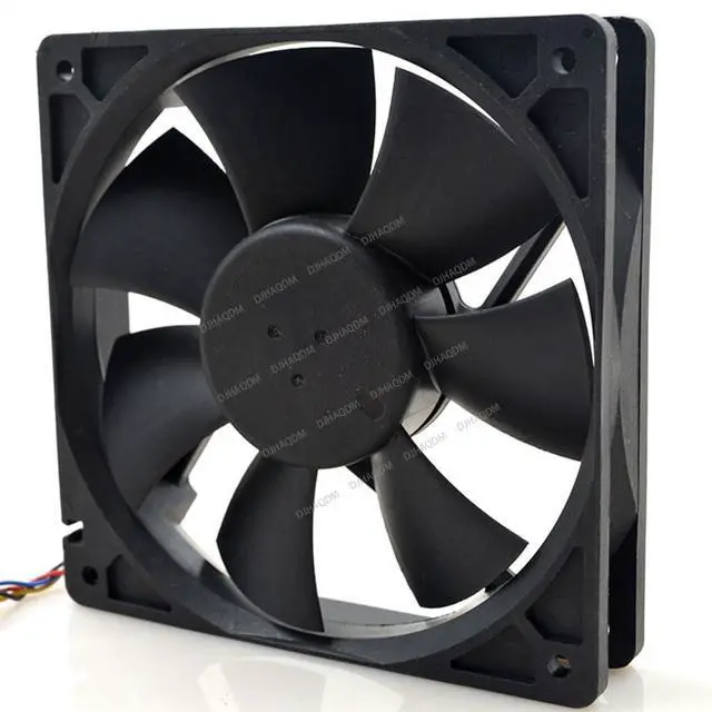 Alt view image 8 of 8 - Compatible for Delta AFB1212VH 12V 0.60A 12cm 12025 4-Wire Cooling Fan