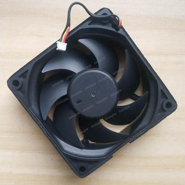 Alt view image 10 of 10 - Compatible for FA08025M12BFG 12V 0.3A 8025 80x80x25mm 3-Wire Cooling Fan