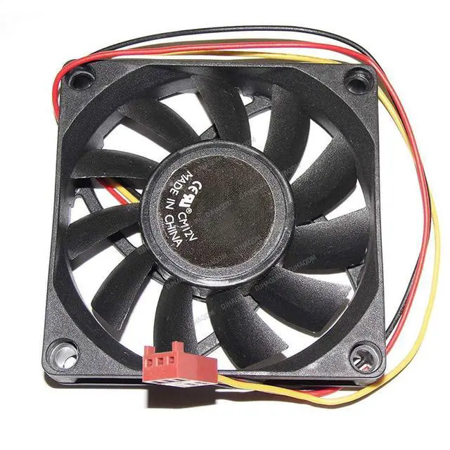 Alt view image 4 of 4 - Compatible for A7015-30RB-3AN-F1 DF0701512RFMN E255988-CF 12V 0.22A 7015 70x70x15mm 3-Wire Cooling Fan