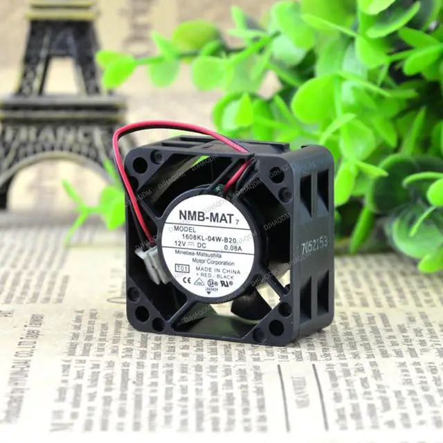 Alt view image 6 of 10 - Compatible for NMB-MAT 1608KL-04W-B20 12V 0.08A 40x40x20mm 4020 2-Wire Cooling Fan