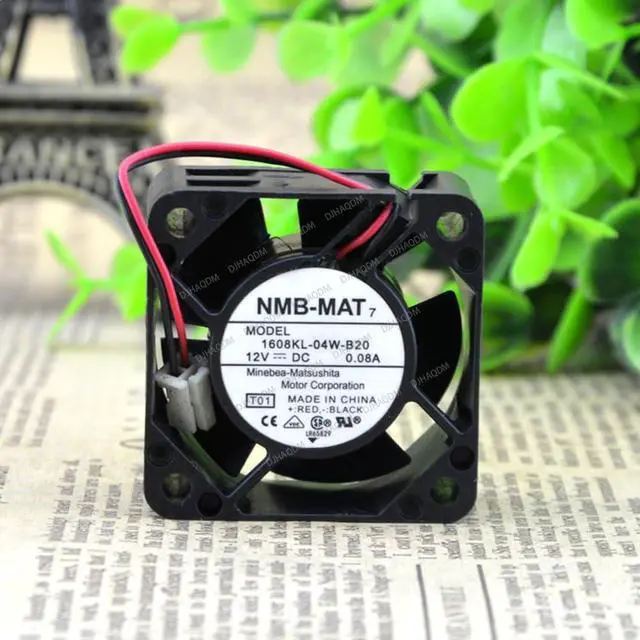 Alt view image 7 of 10 - Compatible for NMB-MAT 1608KL-04W-B20 12V 0.08A 40x40x20mm 4020 2-Wire Cooling Fan