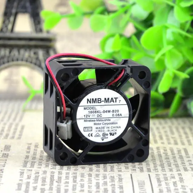 Alt view image 8 of 10 - Compatible for NMB-MAT 1608KL-04W-B20 12V 0.08A 40x40x20mm 4020 2-Wire Cooling Fan