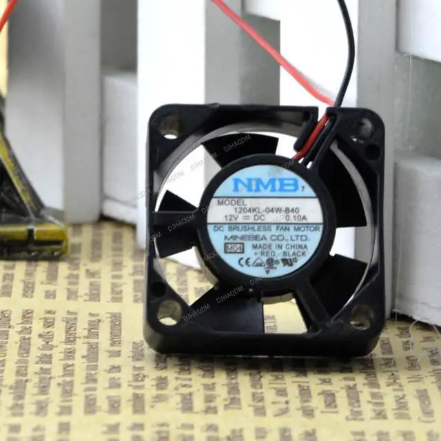 Alt view image 6 of 8 - Compatible for NMB 1204KL-04W-B40 12V 0.10A 3010 2-Wire Cooling Fan