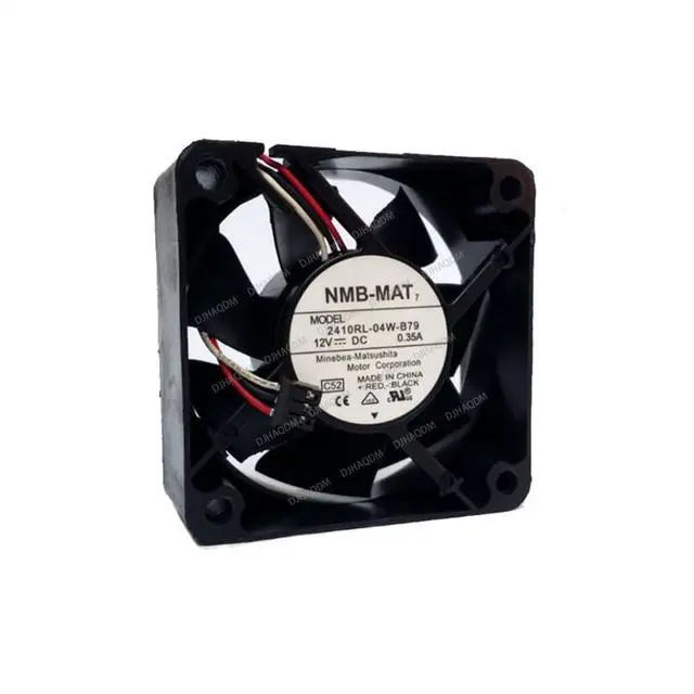 Alt view image 6 of 10 - Compatible for NMB-MAT 2410RL-04W-B79 12V 0.35A 6cm 6025 3-Wire Cooling Fan