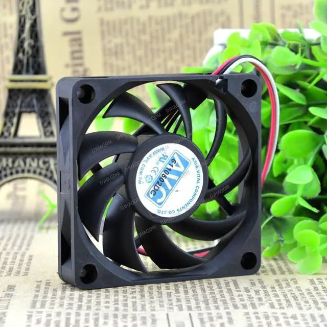 Alt view image 9 of 10 - Compatible for AVC DE07015B12U 12V 0.7A 7cm 7015 3-Wire Cooling Fan