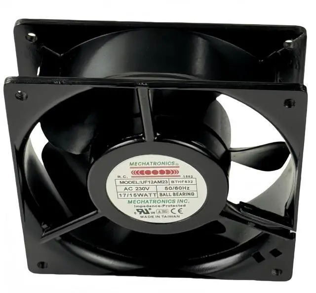 Alt view image 10 of 14 - for Mechatronics Cooling Fan UF12AM23-BTHR-F832 120x120x38mm AC230V 17/15W High Speed Fan 50/60Hz