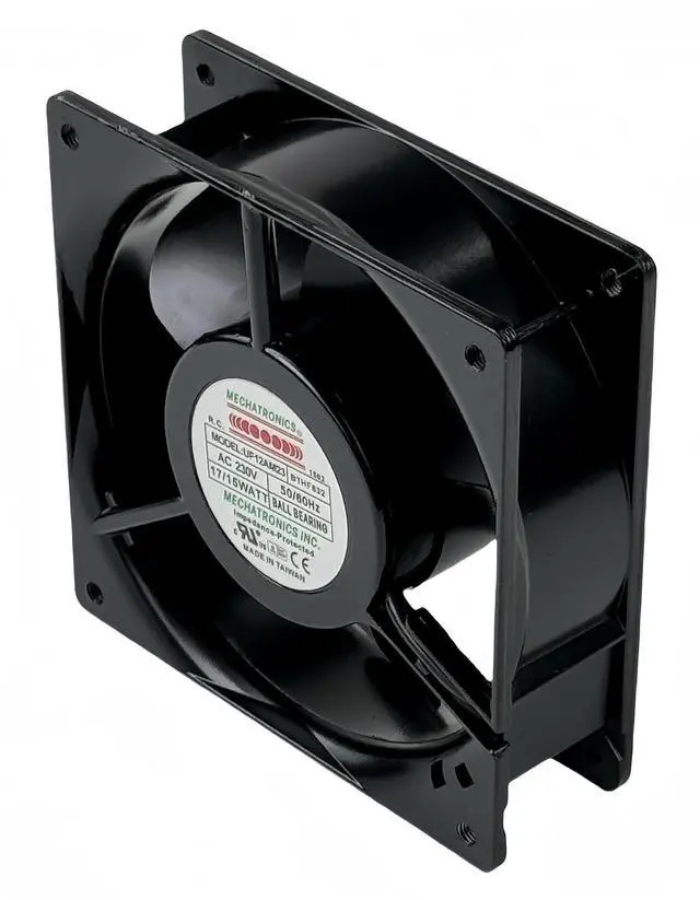 Alt view image 12 of 14 - for Mechatronics Cooling Fan UF12AM23-BTHR-F832 120x120x38mm AC230V 17/15W High Speed Fan 50/60Hz