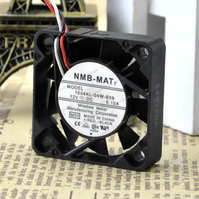 Alt view image 10 of 10 - Compatible for NMB-MAT 1604KL-04W-B59 12V 0.1A 4010 4cm 3-Wire Cooling Fan