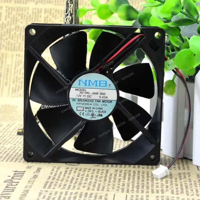 Alt view image 6 of 10 - Compatible for NMB 3610KL-04W-B50 12V 0.43A 9225 2-Wire Cooling Fan