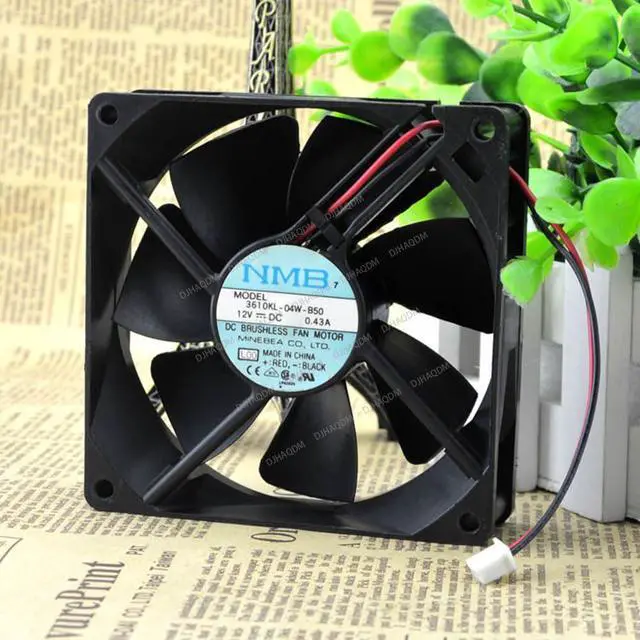 Alt view image 7 of 10 - Compatible for NMB 3610KL-04W-B50 12V 0.43A 9225 2-Wire Cooling Fan
