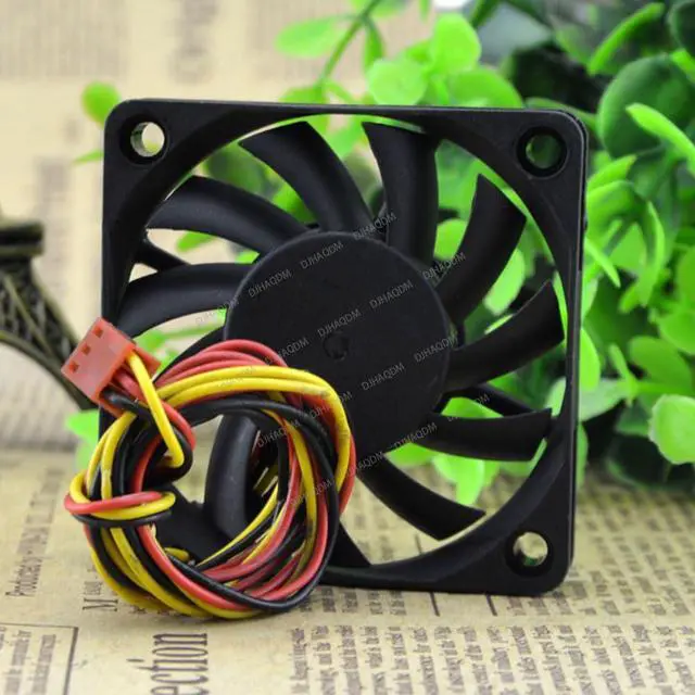 Alt view image 10 of 10 - Compatible for BI-Sonic BP601012H 12V 0.21A 6CM 6010 3-Wire Cooling Fan