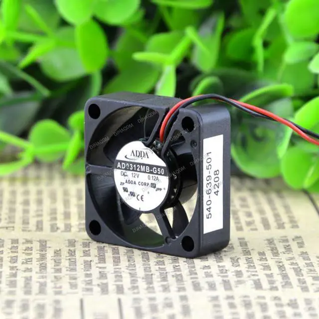 Alt view image 6 of 10 - Compatible for ADDA AD0312MB-G50 12V 0.12A 3cm 3010 2-Wire Cooling Fan