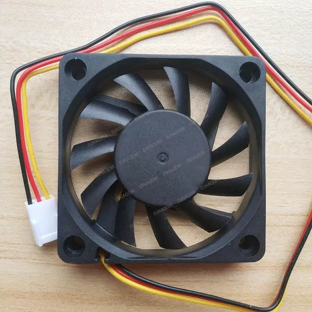 Alt view image 9 of 10 - Compatible for Delta EFB0612MA 12V 0.12A 6cm 60x60x10mm 6010 3-Wire Cooling Fan