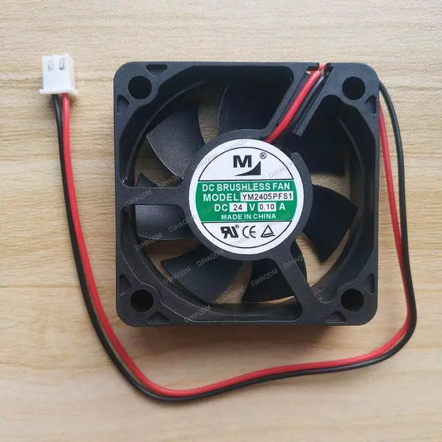 Alt view image 6 of 10 - Compatible for YM2405PFS1 24V 0.10A 50x50x15mm 5015 2-Wire Cooling Fan