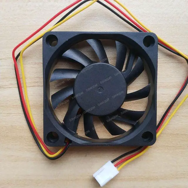 Alt view image 9 of 10 - Compatible for Delta EFB0612HHA 12V 0.25A 6cm 6010 3-Wire Cooling Fan