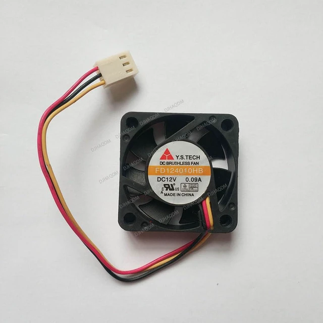 Alt view image 6 of 10 - Compatible for Y.S.TECH FD124010HB 12V 0.09A 4CM 4010 3-Wire Cooling Fan