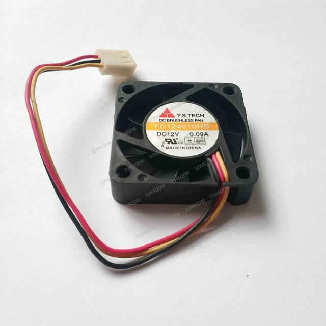 Alt view image 7 of 10 - Compatible for Y.S.TECH FD124010HB 12V 0.09A 4CM 4010 3-Wire Cooling Fan