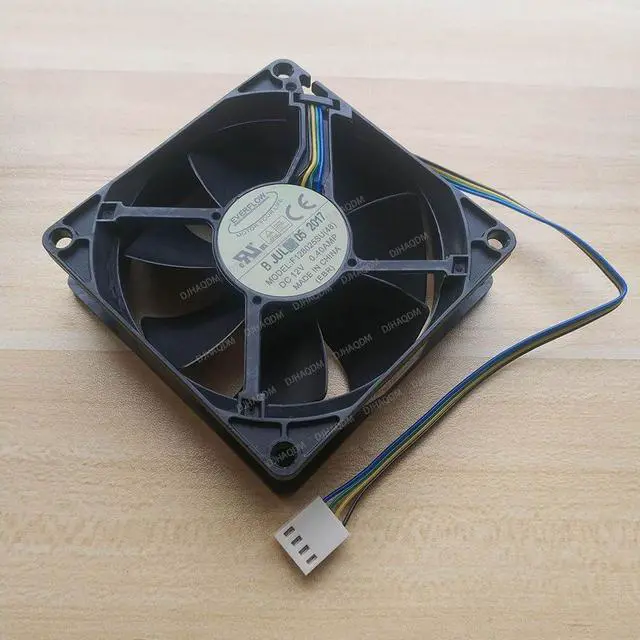 Alt view image 8 of 10 - Compatible for EVERFLOW F128025SU 12V 0.40A 80x80x25mm 8025 4-Wire Cooling Fan