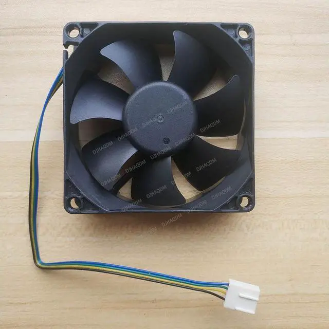 Alt view image 9 of 10 - Compatible for EVERFLOW F128025SU 12V 0.40A 80x80x25mm 8025 4-Wire Cooling Fan