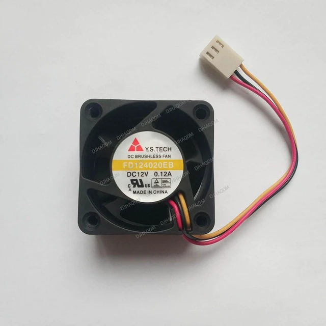 Alt view image 6 of 10 - Compatible for Y.S.TECH FD124020EB 12V 0.12A 4020 40x40x20mm 3-Wire Cooling Fan