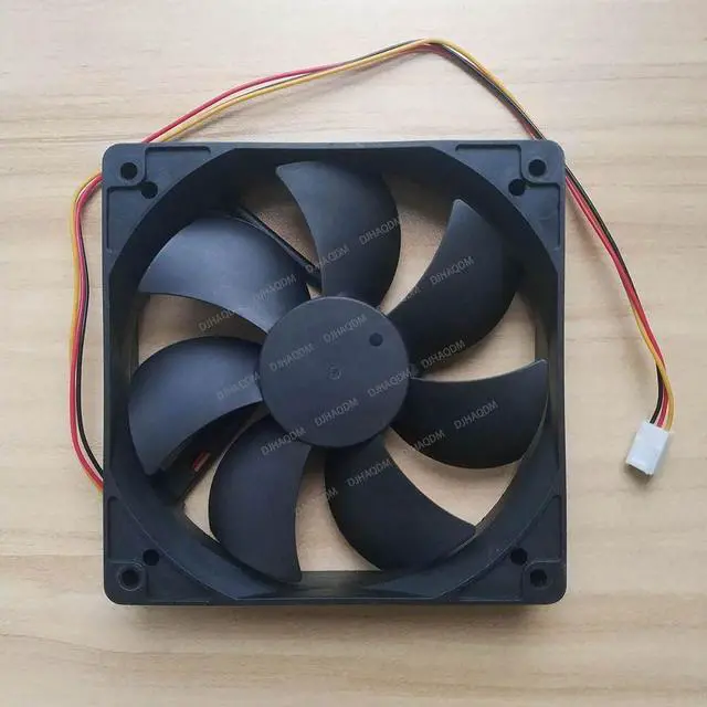 Alt view image 9 of 10 - Compatible for A12025-12CB-3BN-F1 12V 0.16A 120x120x25mm 12025 2-Wire Cooling Fan