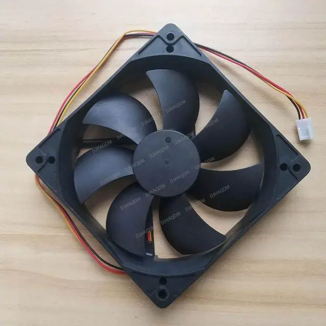 Alt view image 10 of 10 - Compatible for A12025-12CB-3BN-F1 12V 0.16A 120x120x25mm 12025 2-Wire Cooling Fan