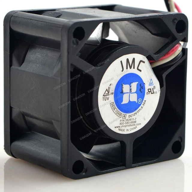 Alt view image 6 of 8 - Compatible for JMC 3828-12HB 382611-7 12V 0.3A 3828 3.8cm 3-Wire Cooling Fan