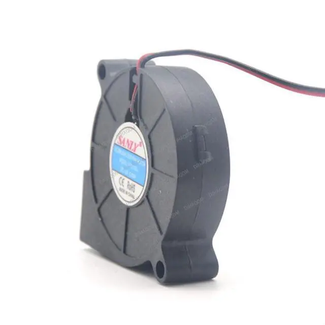 Alt view image 8 of 10 - Compatible for SANLY SF5015SL SF5015SM 12V 0.06A 5015 5CM Blower 2-Wire Cooling Fan
