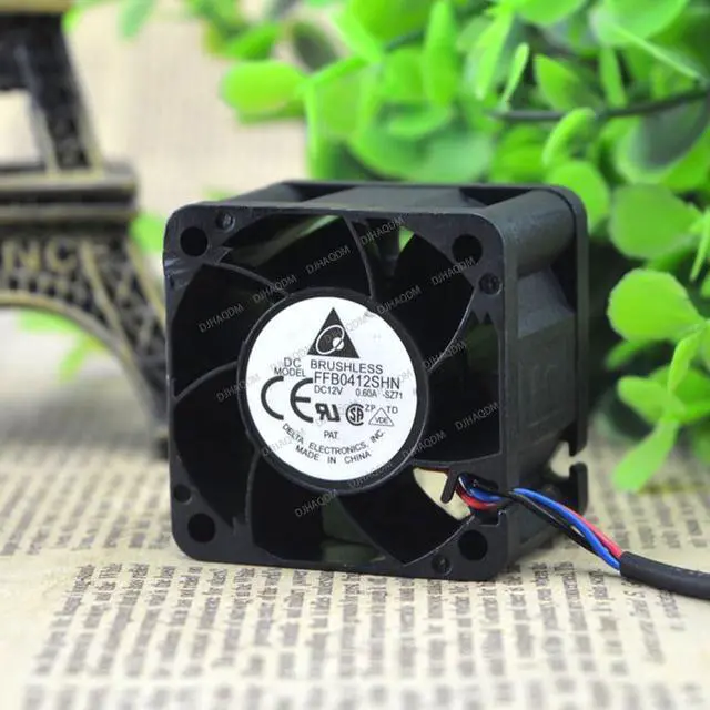 Alt view image 6 of 10 - Compatible for Delta FFB0412SHN 12V 0.6A 4cm 4028 3-Wire Cooling Fan