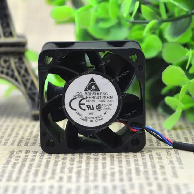 Alt view image 7 of 10 - Compatible for Delta FFB0412SHN 12V 0.6A 4cm 4028 3-Wire Cooling Fan