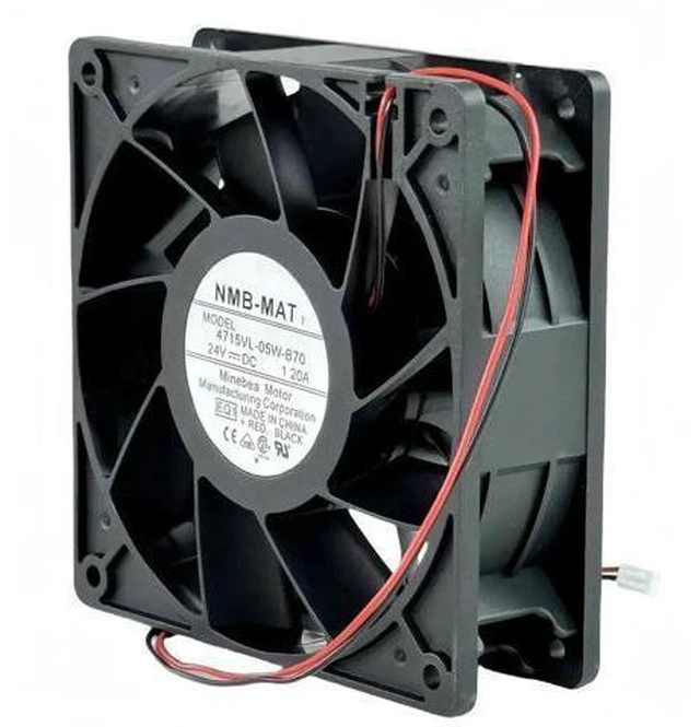 Alt view image 12 of 14 - NMB-MAT 4715VL-05W-B70 cooling fan, DC 24V 1.20A Inverter Cooling Fan, 2-Wire Cooling Fan,120X120X38mm