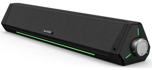Alt view image 8 of 14 - Computer Speakers, Bluetooth Computer Soundbar, HiFi Stereo, 3.5mm Aux-in Connection, USB Powered Computer Speakers for Desktop Monitor, PC, Laptop, Tablets