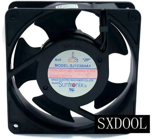 Alt view image 5 of 8 - New suntronix SANJUN SJ1238HA1 110V-120V 0.27A 12038 cooling fan