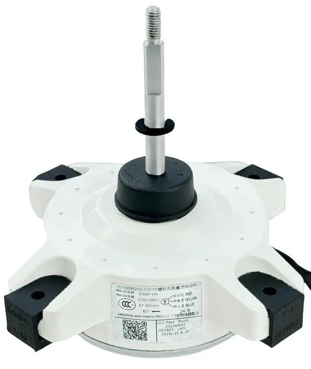 Alt view image 14 of 14 - RDN-310-35-8A/B Air Conditioner Fan Motor Brushless DC Motor DC310V 24W 0.11A 900r/min Compatible for AUX Air ConditionerExternal Fan Motor Replacement