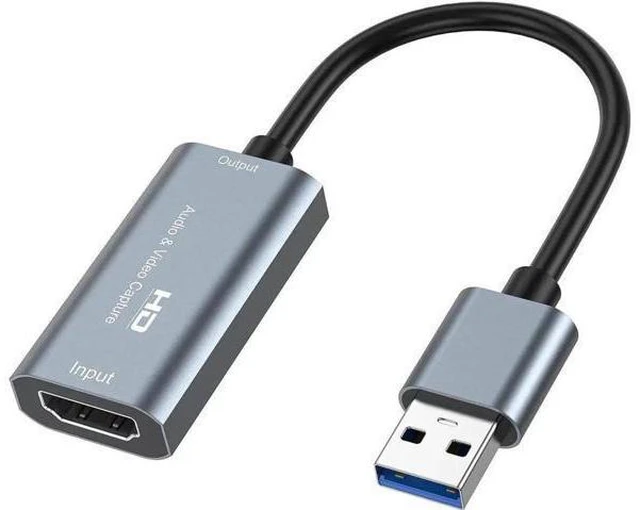 Alt view image 7 of 12 - 4K HDMI Video Capture Card,Video Record Card,Audio Capture Adapter,HDMI to USB Audio Video Recording in 1080P@30Hz, 4K@30Hz for Teaching,Broadcasting,Gaming,Streaming,Video Conference (1 Pack, Silver)