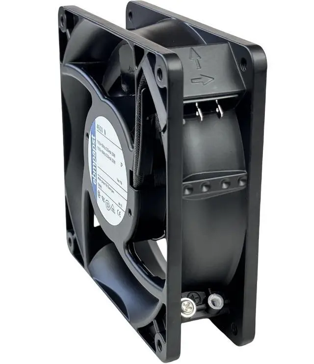 Alt view image 12 of 14 - for ebmpapst 4600N Axial Fan115V 12038 Industrial Cooling Fan All-Metal Heat-Resistant Cooling Fan 4600N, 2-Pin 20W