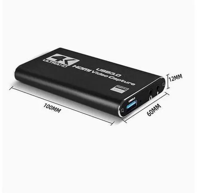 Alt view image 6 of 8 - 4K loop out 1080P capture card HDMI video game capture live camera obs recording capture card
