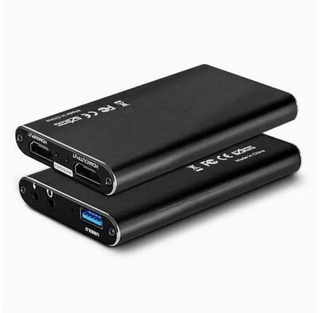 Alt view image 7 of 8 - 4K loop out 1080P capture card HDMI video game capture live camera obs recording capture card
