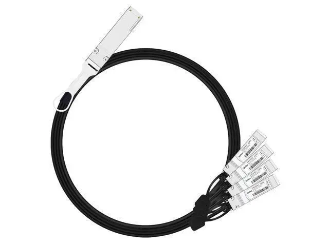 Alt view image 8 of 14 - ipolex 40G QSFP+ to 4x10G SFP+ Breakout DAC Twinax Cable for Cisco QSFP-4SFP10G-CU1M, 1-Meter(3.3ft), 40GBASE-CR4 Direct Attach Copper(DAC) Passive Copper Cable, for Cisco, Ubiquiti and More