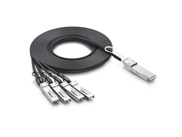 Alt view image 11 of 14 - ipolex 40G QSFP+ to 4x10G SFP+ Breakout DAC Twinax Cable for Cisco QSFP-4SFP10G-CU1M, 1-Meter(3.3ft), 40GBASE-CR4 Direct Attach Copper(DAC) Passive Copper Cable, for Cisco, Ubiquiti and More