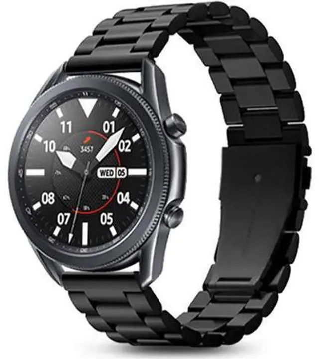 Alt view image 7 of 12 - For Samsung Galaxy Watch 3 45mm Band Strap (2020) / Galaxy Watch 46mm Band (2018) / OnePlus Watch Band / Gear S3 Frontier Band / S3 Classic Band Strap