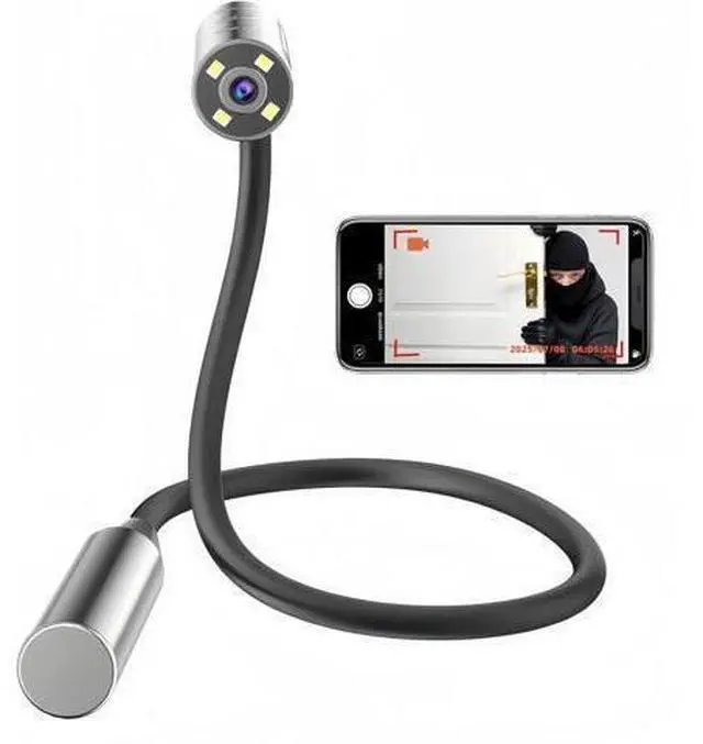 Alt view image 7 of 12 - PIEPIE Hidden Camera - Wireless WiFi Small Camera with 10H Battery, Real-Time App Monitoring for Home Indoor Use, Bendable Design