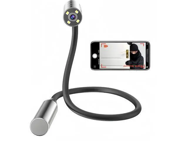 Alt view image 7 of 12 - PIEPIE Hidden Camera - Wireless WiFi Small Camera with 10H Battery, Real-Time App Monitoring for Home Indoor Use, Bendable Design
