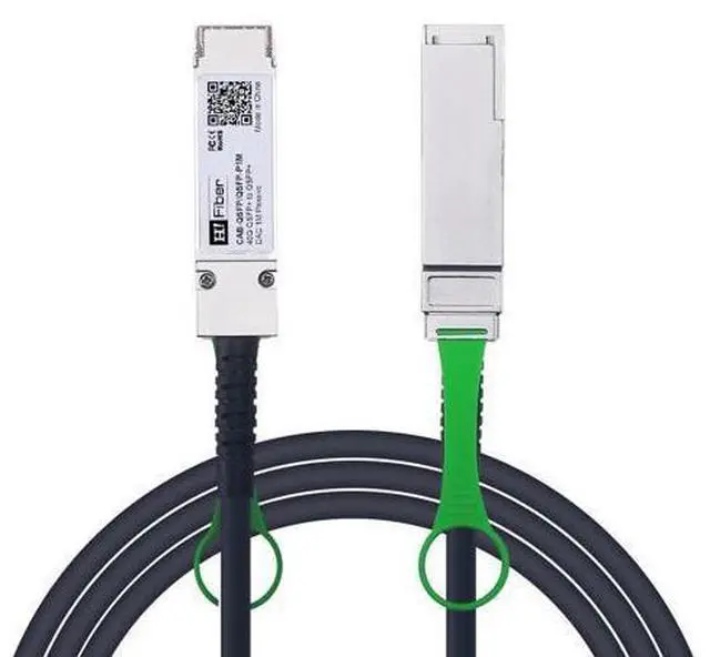 Alt view image 7 of 12 - H!Fiber 40Gb QSFP+ DAC Cable, 40GBASE-CR4, QSFP+ to QSFP+ Passive Direct Attach Copper Twinax Cable for Cisco QSFP-H40G-CU3M, Meraki MA-CBL-40G-3M, Mikrotik, Open Switch Devices, 3 Meter (9.8ft)