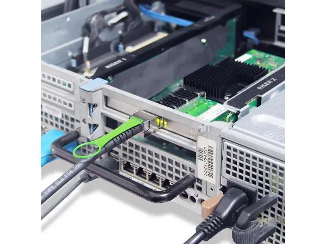 Alt view image 12 of 12 - H!Fiber 40Gb QSFP+ DAC Cable, 40GBASE-CR4, QSFP+ to QSFP+ Passive Direct Attach Copper Twinax Cable for Cisco QSFP-H40G-CU3M, Meraki MA-CBL-40G-3M, Mikrotik, Open Switch Devices, 3 Meter (9.8ft)
