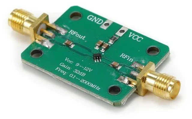 Alt view image 4 of 4 - 1PCS RF Wideband Amplifier, Low Noise Amplifier Medium Power LNA (0.1-2000 MHz Gain 30dB)