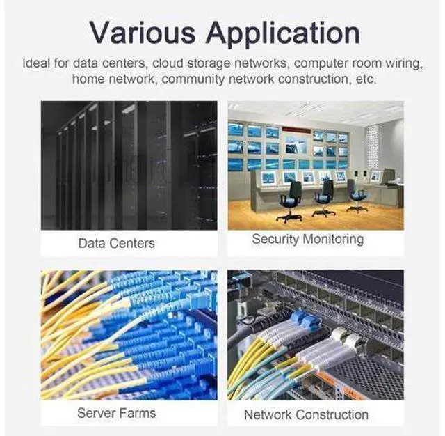 Alt view image 14 of 14 - 3m (10ft) OM3 LC to LC Fiber Patch Cable & Pack of 2 10GBase-SR SFP+ Transceiver