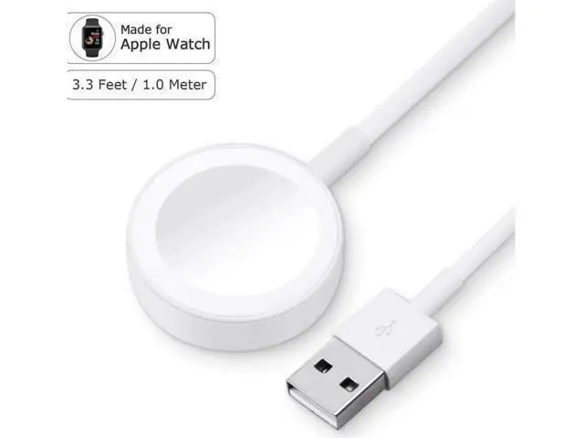 Alt view image 8 of 14 - Apple Watch Charger iWatch Charger Charging Cable Magnetic Wireless Portable Charger Pad 3.3 ft Charging Cable Cord for Apple Watch Series 3 2 1 All 38mm 42mm iWatch