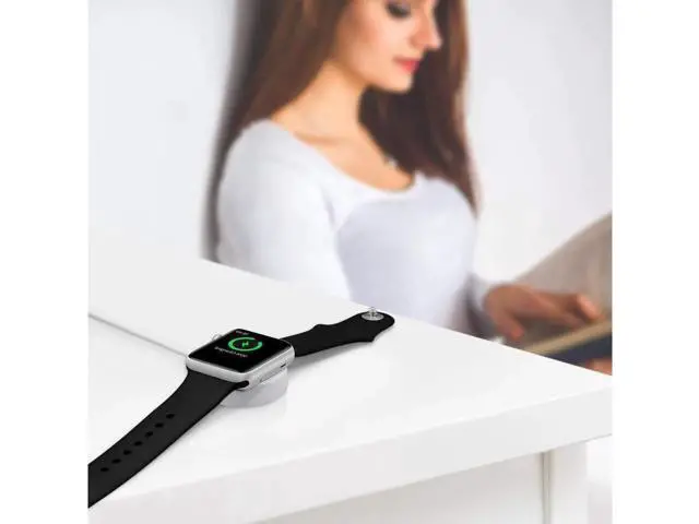 Alt view image 10 of 14 - Apple Watch Charger iWatch Charger Charging Cable Magnetic Wireless Portable Charger Pad 3.3 ft Charging Cable Cord for Apple Watch Series 3 2 1 All 38mm 42mm iWatch