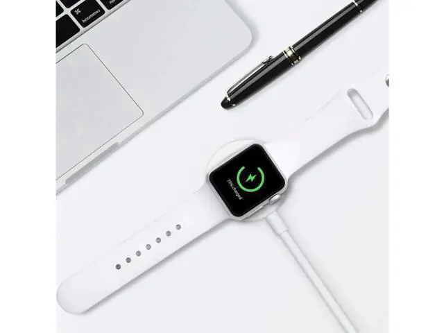 Alt view image 13 of 14 - Apple Watch Charger iWatch Charger Charging Cable Magnetic Wireless Portable Charger Pad 3.3 ft Charging Cable Cord for Apple Watch Series 3 2 1 All 38mm 42mm iWatch